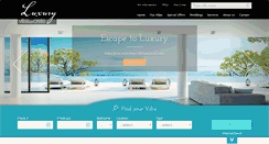 Desktop Screenshot of luxuryvillasoncrete.com